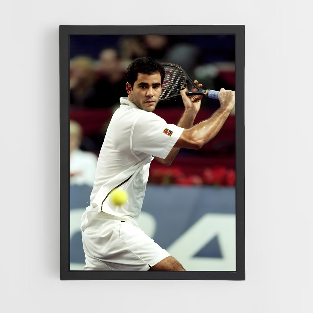 Poster Pete sampras smash – affiche Tennis (vue 2)